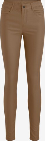 VILA Skinny Jeans 'Commit' in Brown: front