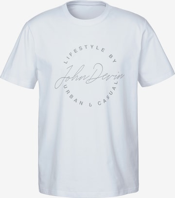 JOHN DEVIN Shirt in White: front