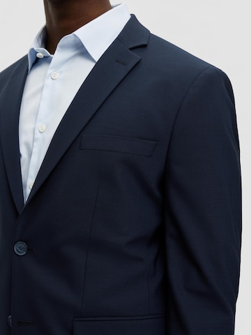 Coupe slim Veste de costume 'Elon' SELECTED HOMME en bleu