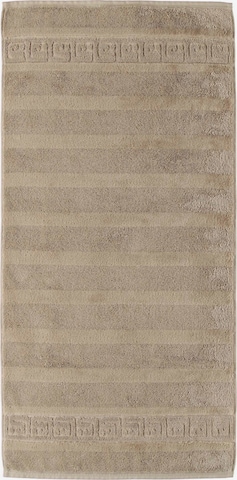 Telo doccia di Cawö in beige: frontale