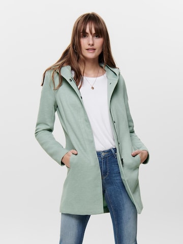 ONLY Between-Seasons Coat 'Sedona' in Green: front