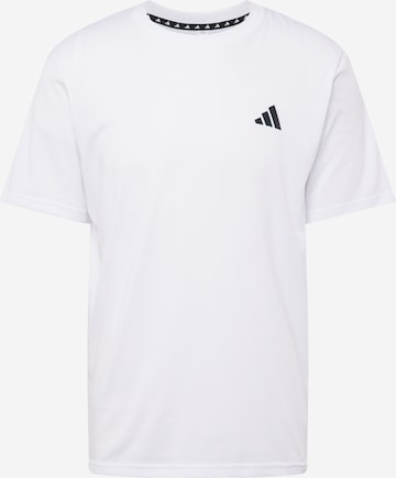 ADIDAS PERFORMANCE - Camiseta funcional en blanco: frente