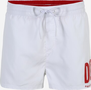 DIESEL Board Shorts in White: front