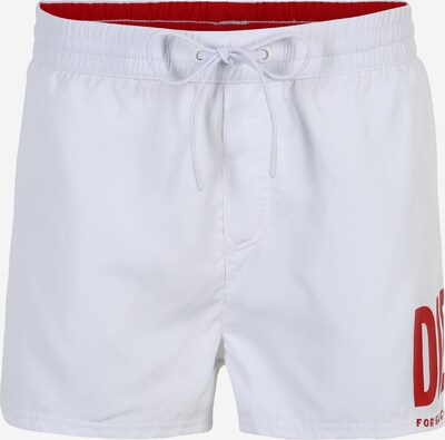 DIESEL Shorts de bain en rouge / blanc, Vue avec produit