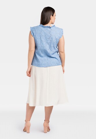 Karko Blouse 'ERNESTA' in Blauw