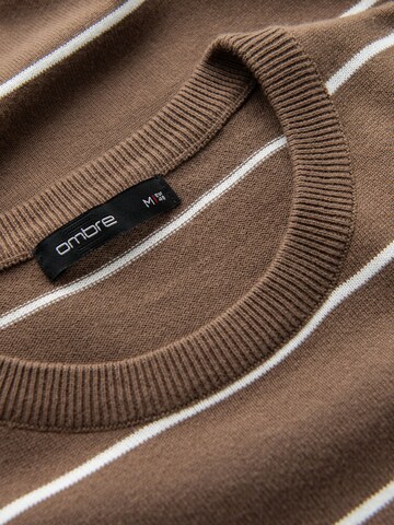 Ombre Sweater 'OM-SWSW-0143' in Brown