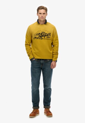 Superdry Sweatshirt in Geel