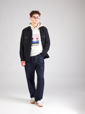 JACK & JONES Majica 'JJPERRY' | bela barva