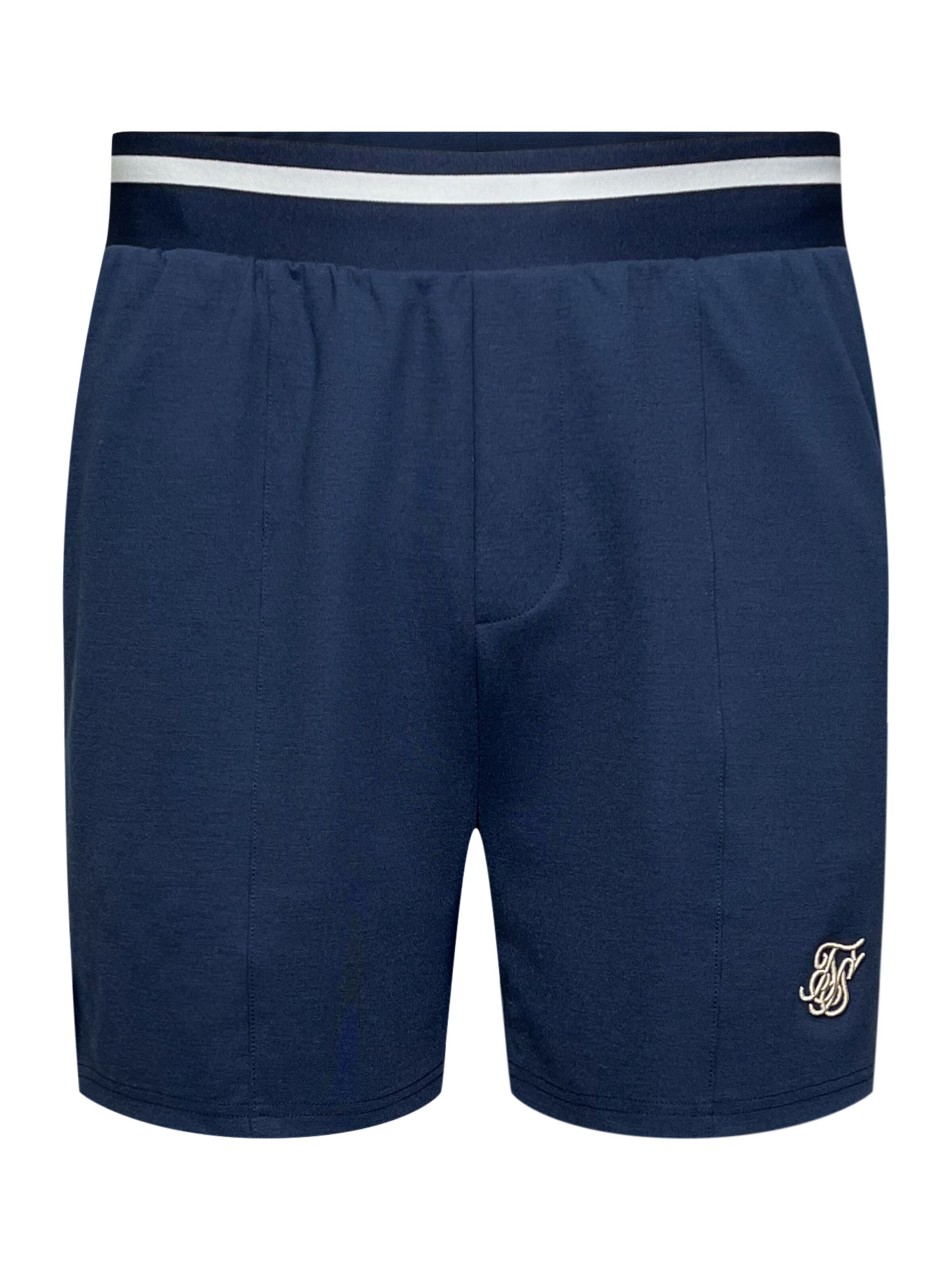 SikSilk Regular Pants in Blue: front