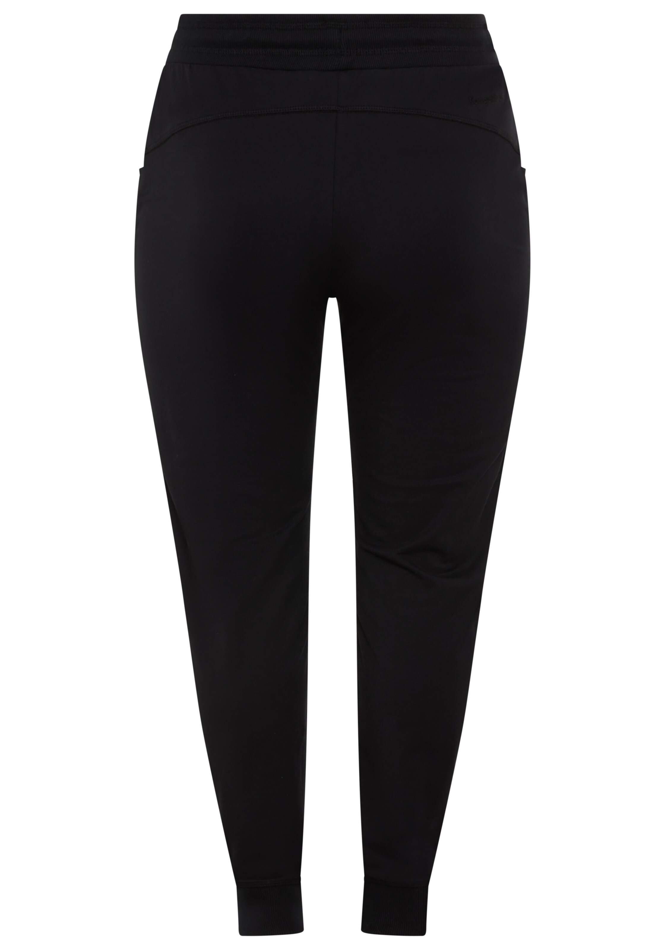 KangaROOS Tapered Workout Pants in Black