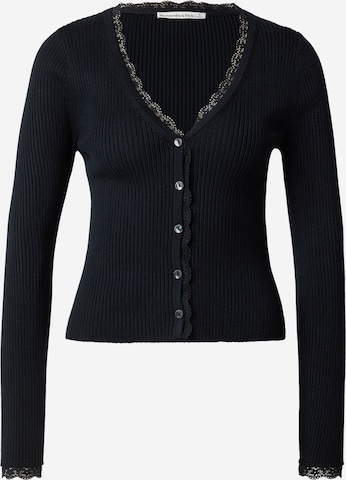 Abercrombie & Fitch Kofta i svart: framsida