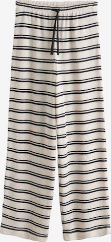 NextWide Leg/ Široke nogavice Hlače - bijela boja: prednji dio