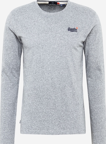 Coupe regular T-Shirt Superdry en gris : devant