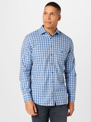 OLYMP Regular fit Button Up Shirt in Blue: front