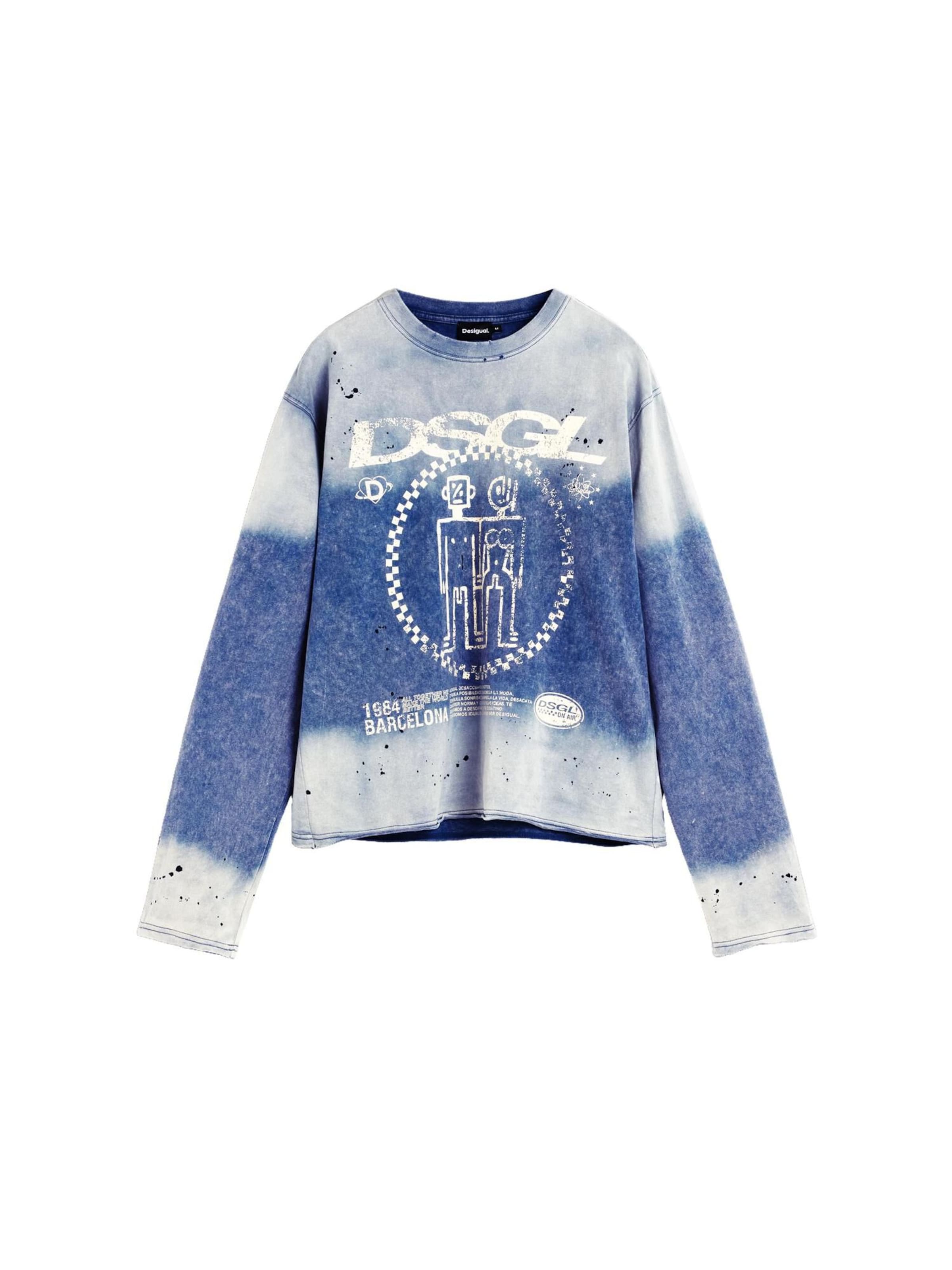 Desigual Shirt in Blauw: voorkant