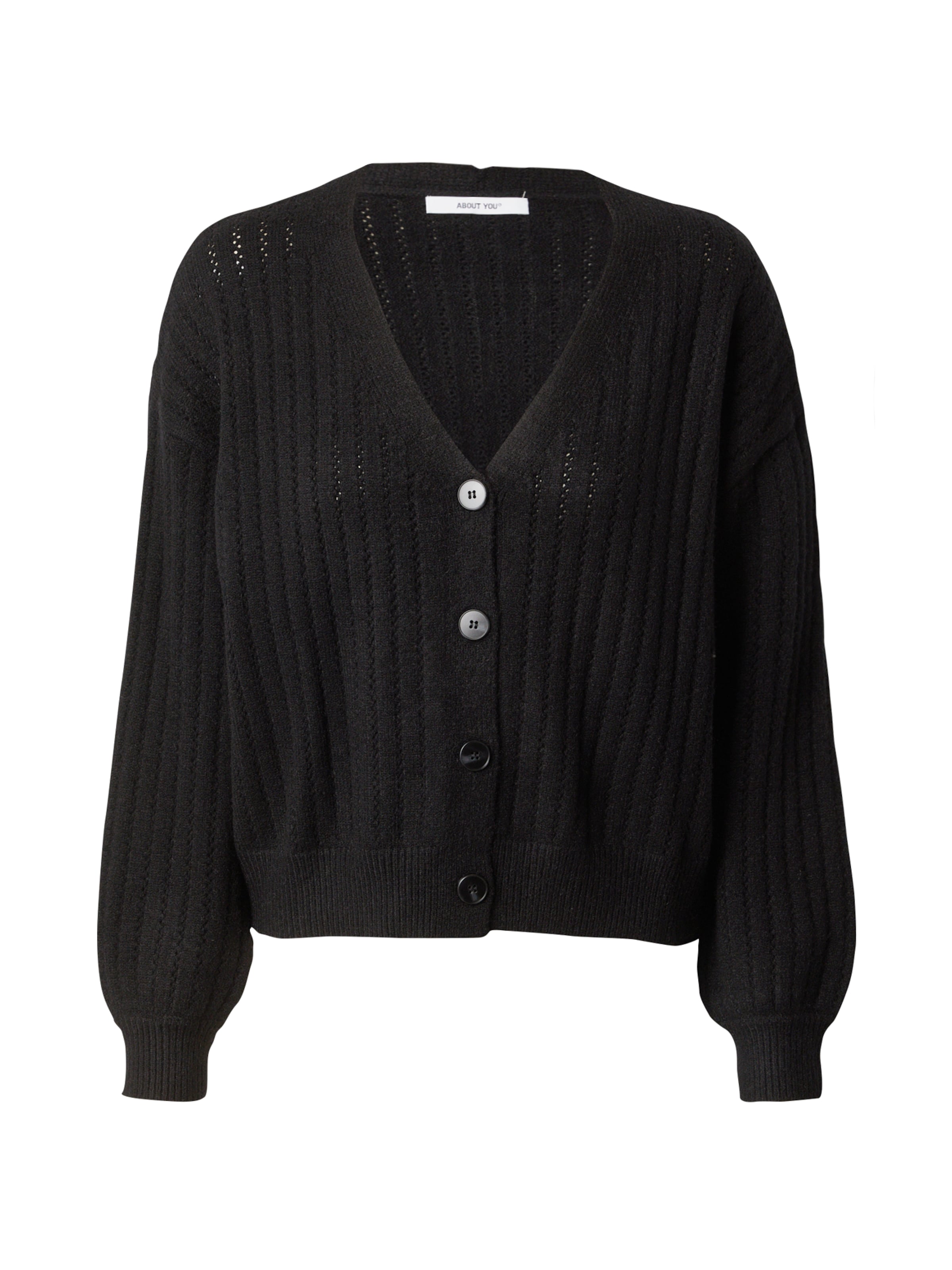 Giacchetta 'Eve' di ABOUT YOU in nero: frontale