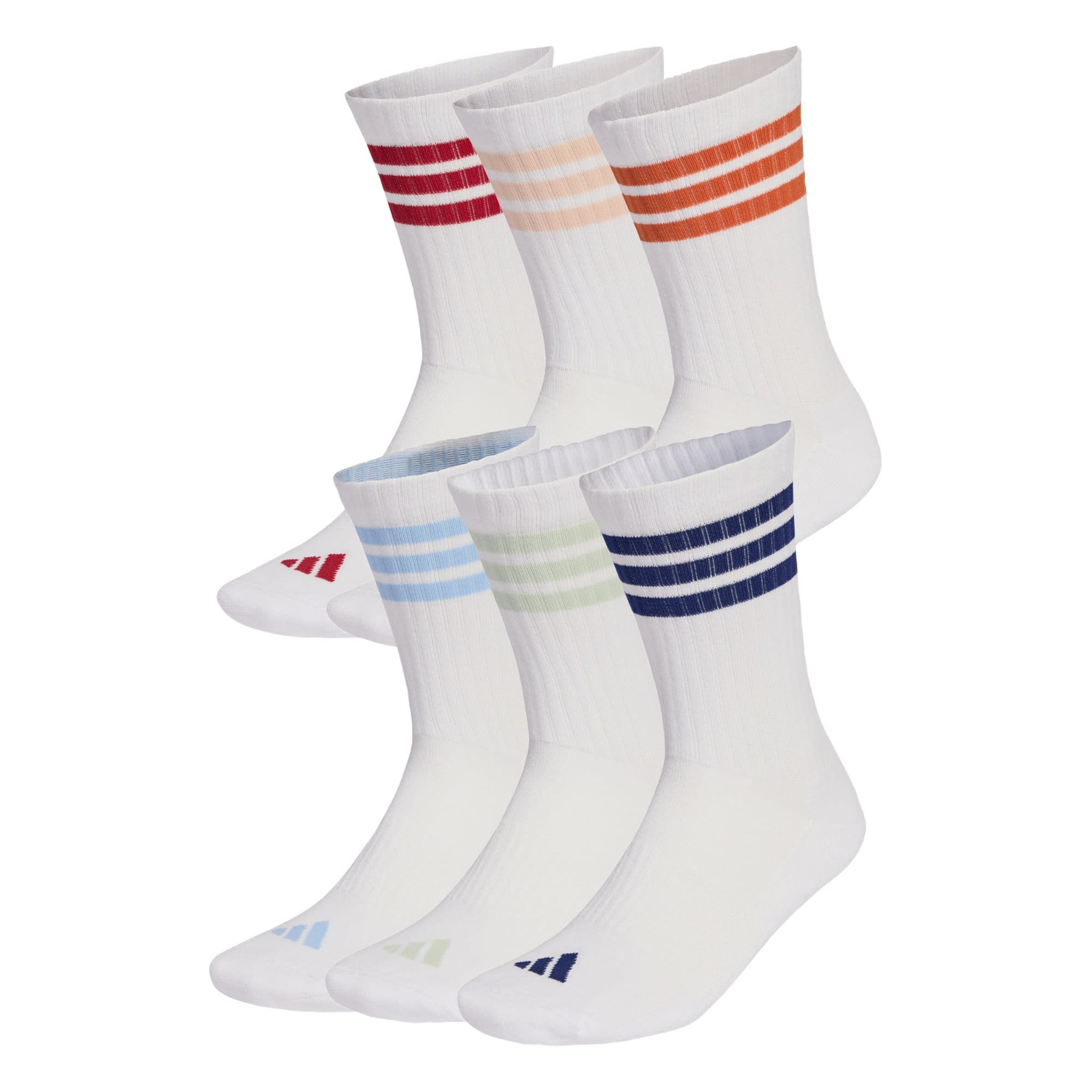 ADIDAS PERFORMANCE Athletic Socks 'Essentials' in Dark blue / Mint / Lobster / White, Item view