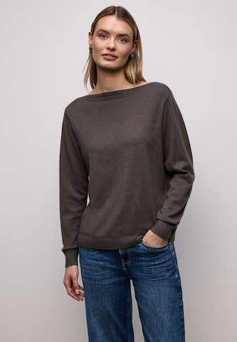 STREET ONE Sweater in Brown: front