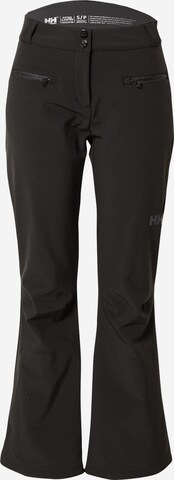 Regular Pantalon outdoor HELLY HANSEN en noir : devant