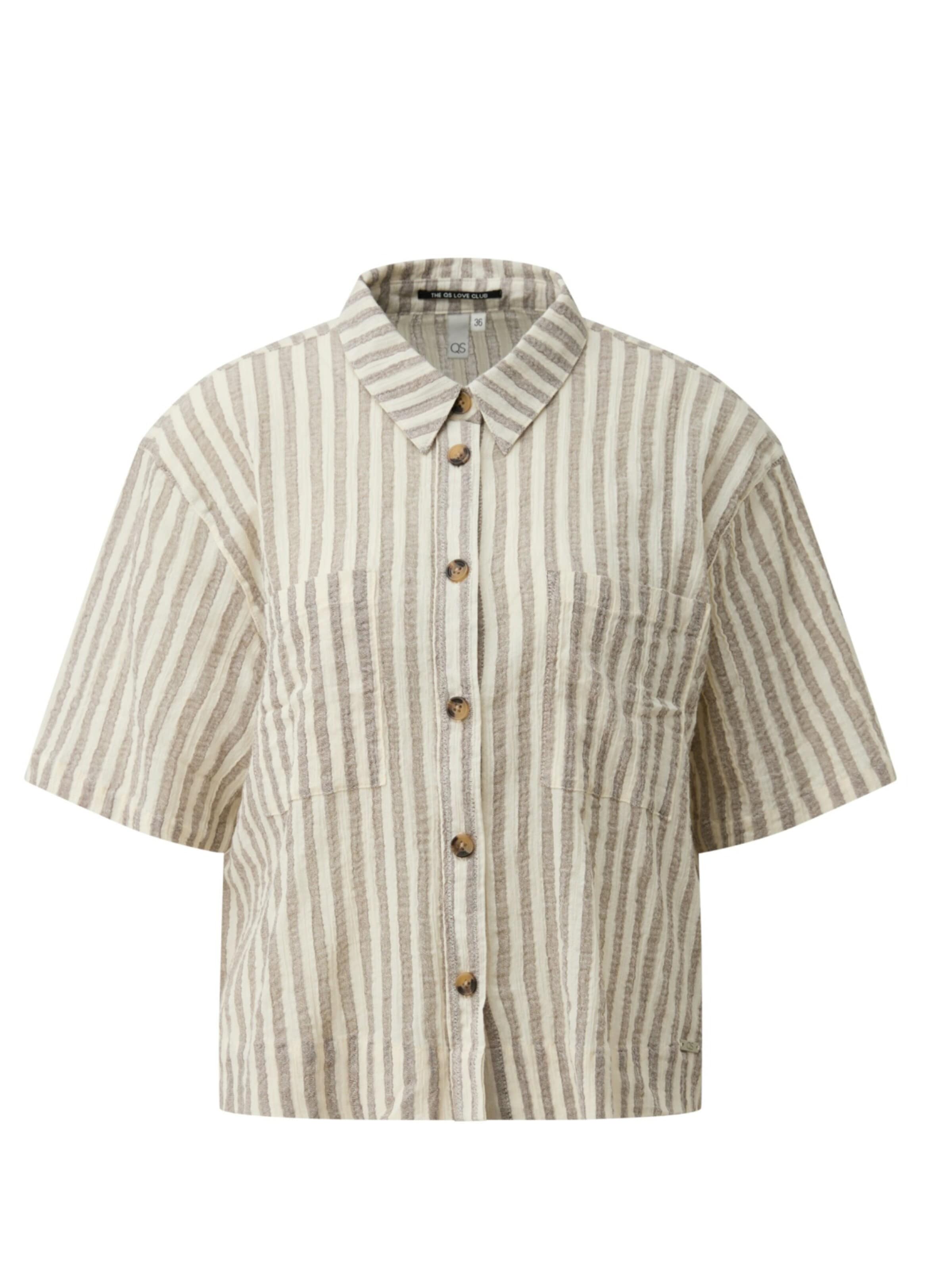 Chemisier 'Q/S designed by - Dames blouse' QS en marron : devant