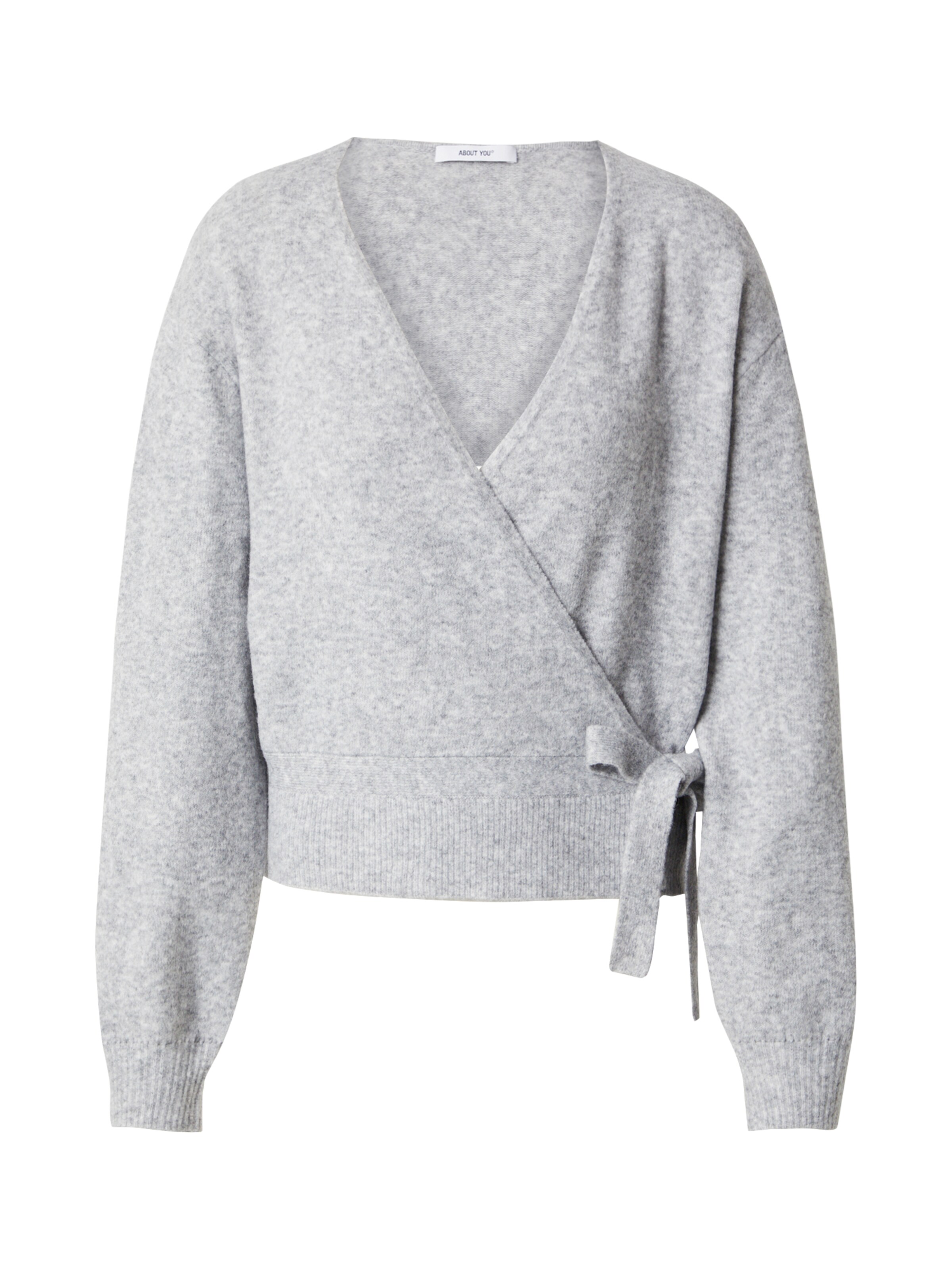 ABOUT YOU Πλεκτή ζακέτα σε γκρι: μπροστά
