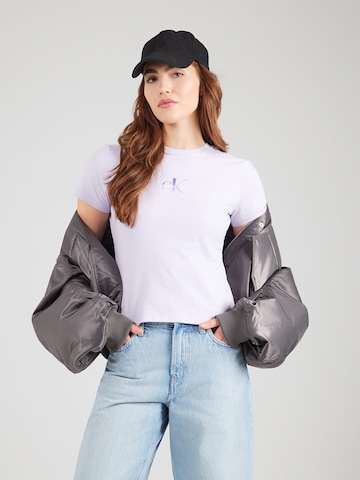 Calvin Klein Jeans Shirt in Purple: front