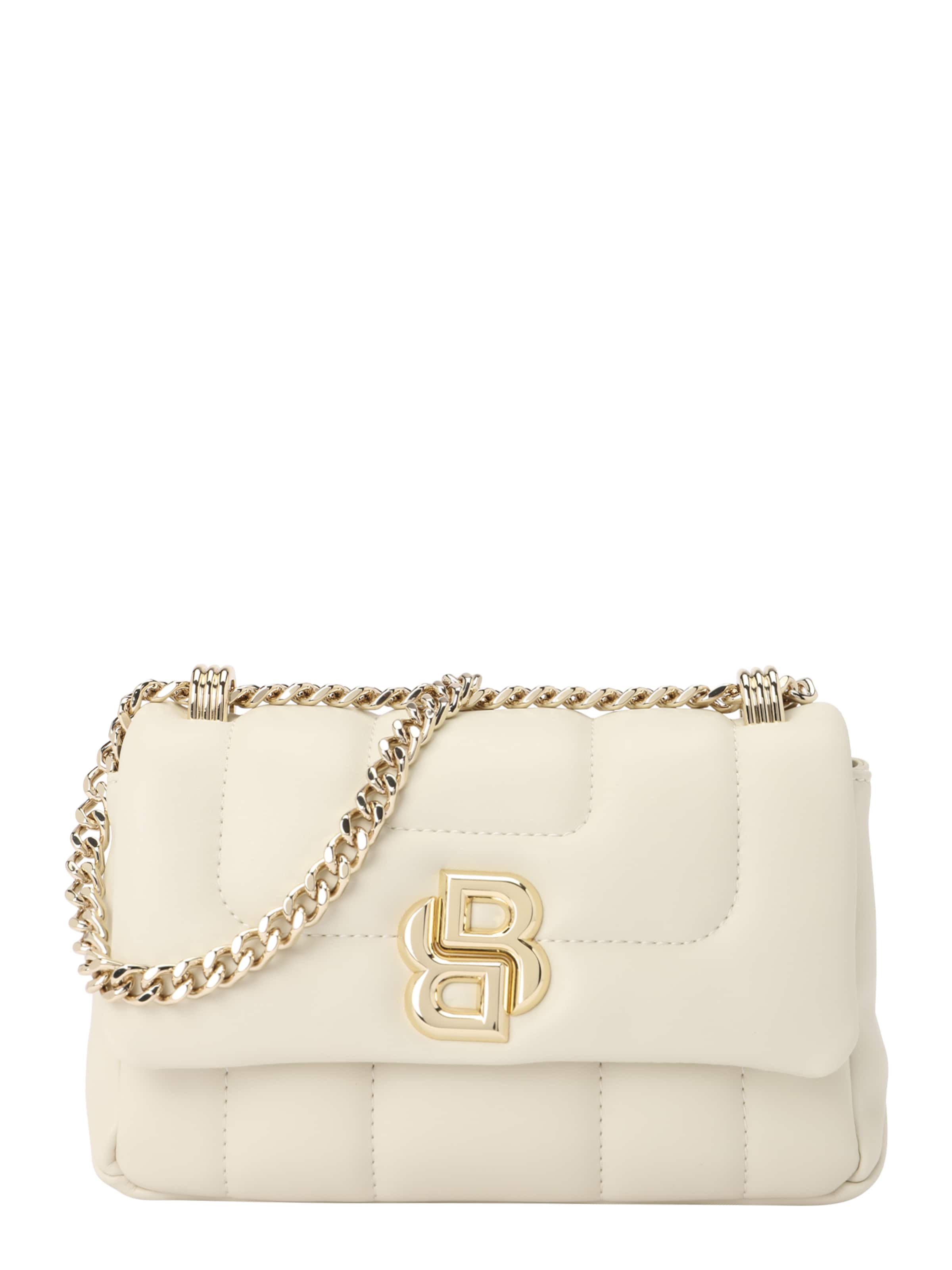 BOSS Crossbody Bag 'B_ICON' in White: front