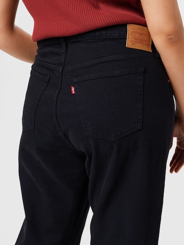 Levi's® Plus regular Τζιν 'PL 501 Crop' σε μαύρο