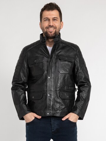 Rock Creek Between-Season Jacket in Black: front