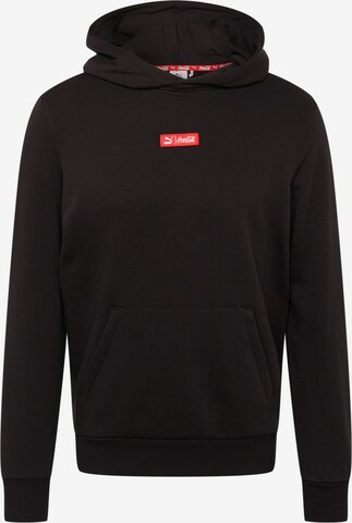 PUMA Sweatshirt in Black: front