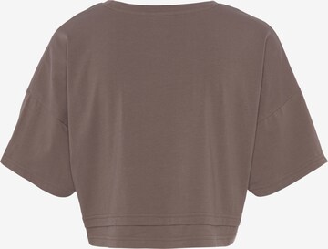 LASCANA Shirt in Brown