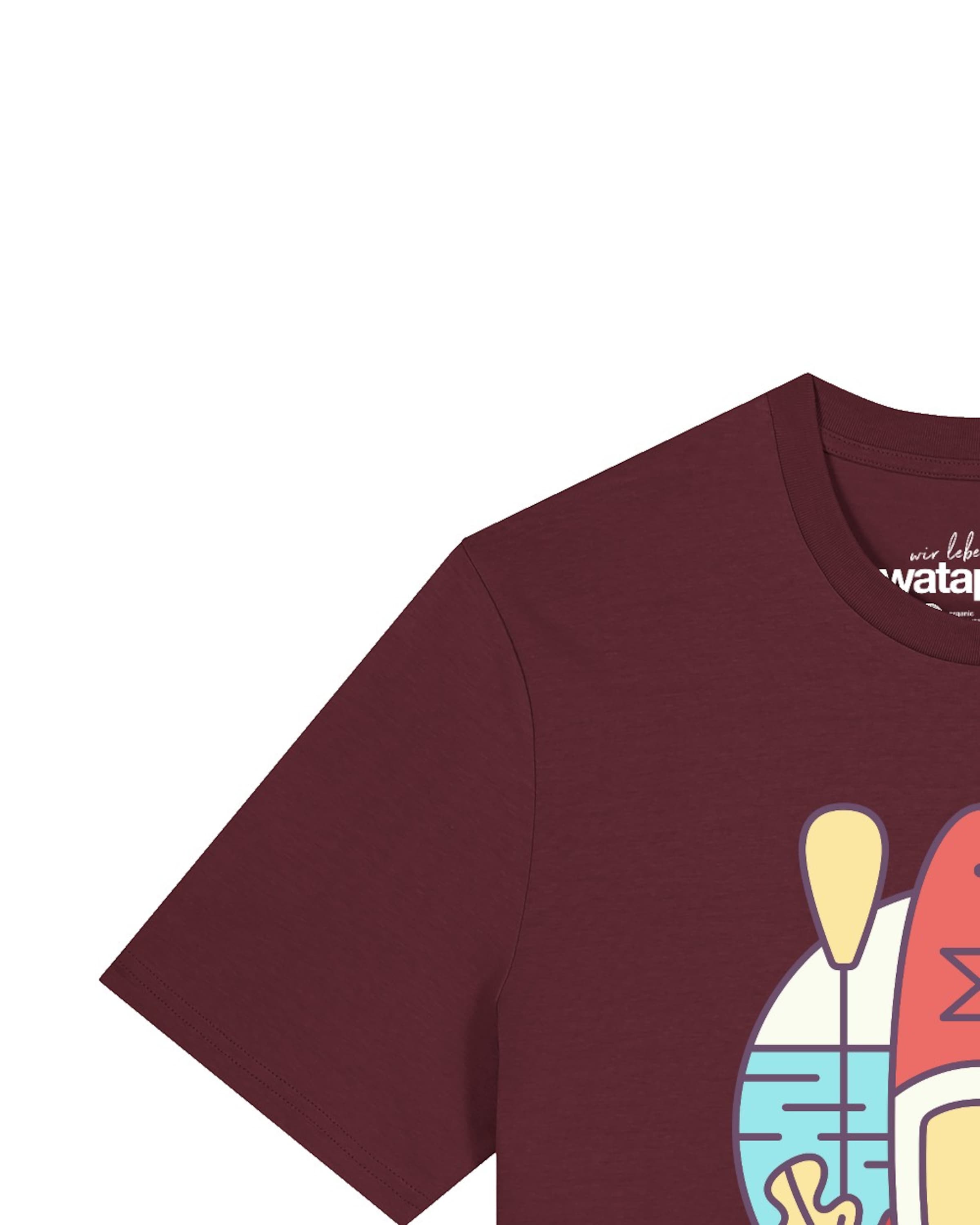 Watapparel Shirt 'Stand Up Paddleboard SUP' in Red