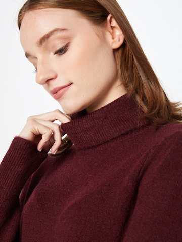 VILA Sweater 'ESHY' in Red