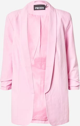 PIECES Blazer 'PCBOSELLA' | roza barva: sprednja stran