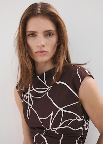 MANGO Šaty 'Daniela' - Hnedá