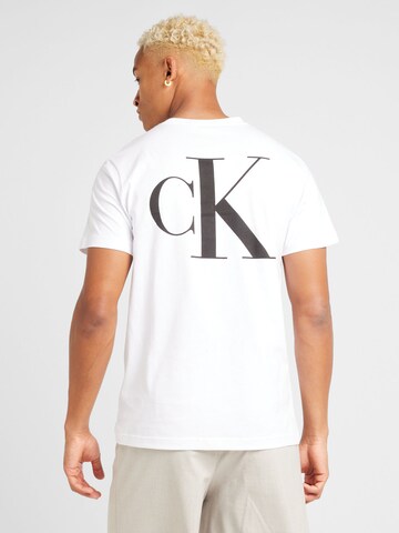 Maglietta di Calvin Klein Jeans in bianco: frontale