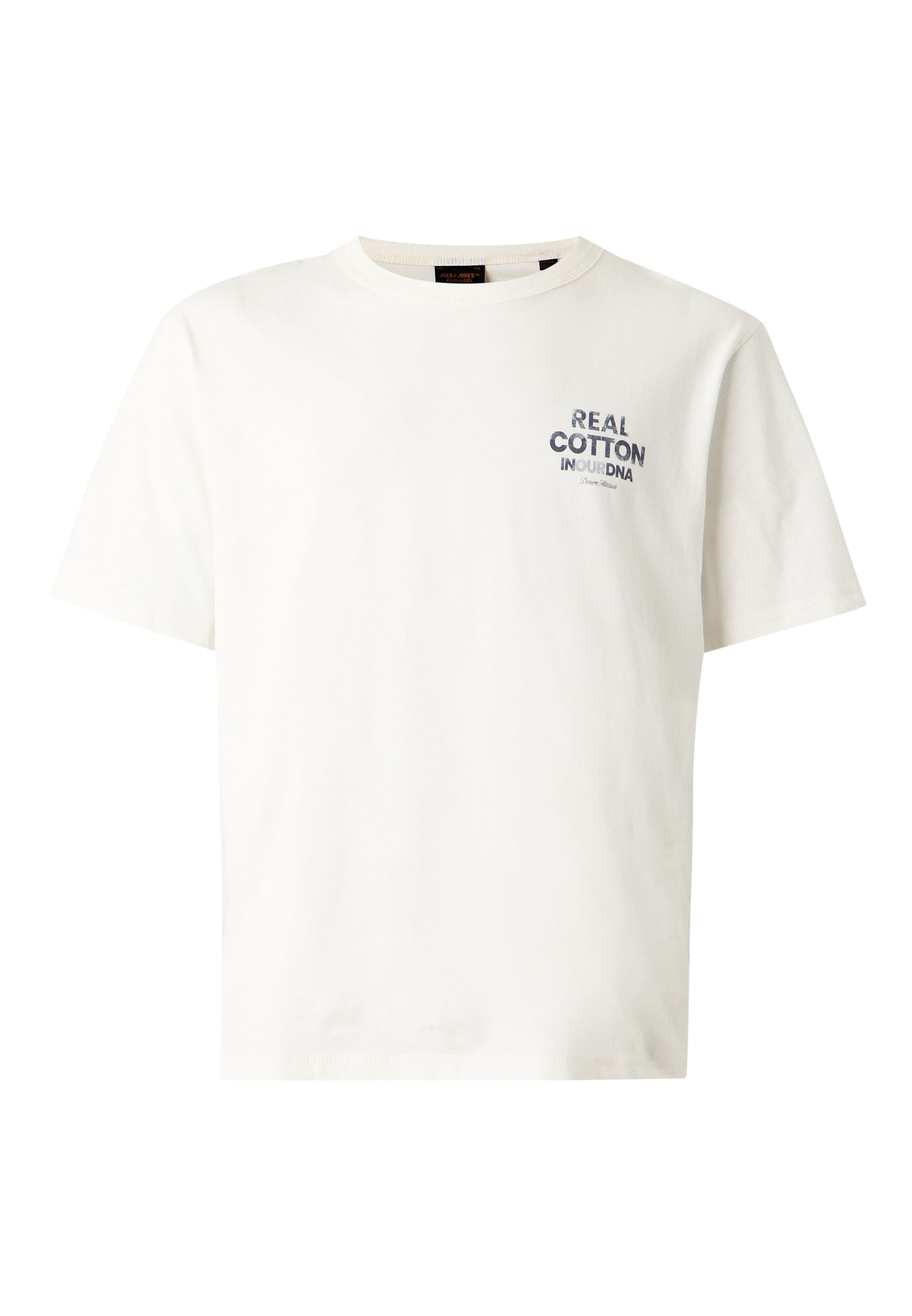 JACK & JONES T-Shirt 'JJEDOVER' en S en bleu foncé / blanc, Vue avec produit
