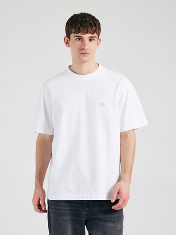 Abercrombie & Fitch Shirt 'PREMIUM' in White: front
