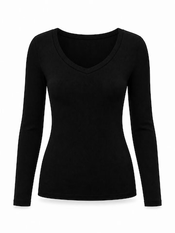 AOTTORI Shirt in Schwarz: Vorderseite