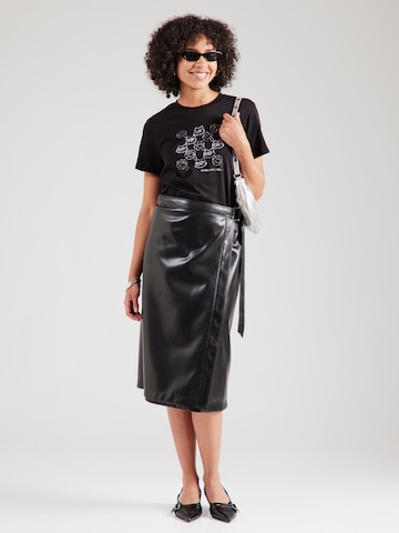 T-shirt 'IKON' Karl Lagerfeld en noir