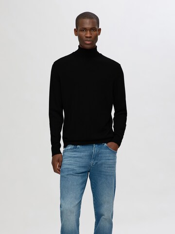 SELECTED Sweater 'SLHTRAY' in Black: front