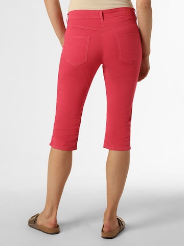 Coupe slim Pantalon MAC en rouge