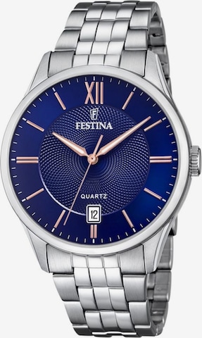 Montre à affichage analogique FESTINA en bleu : devant