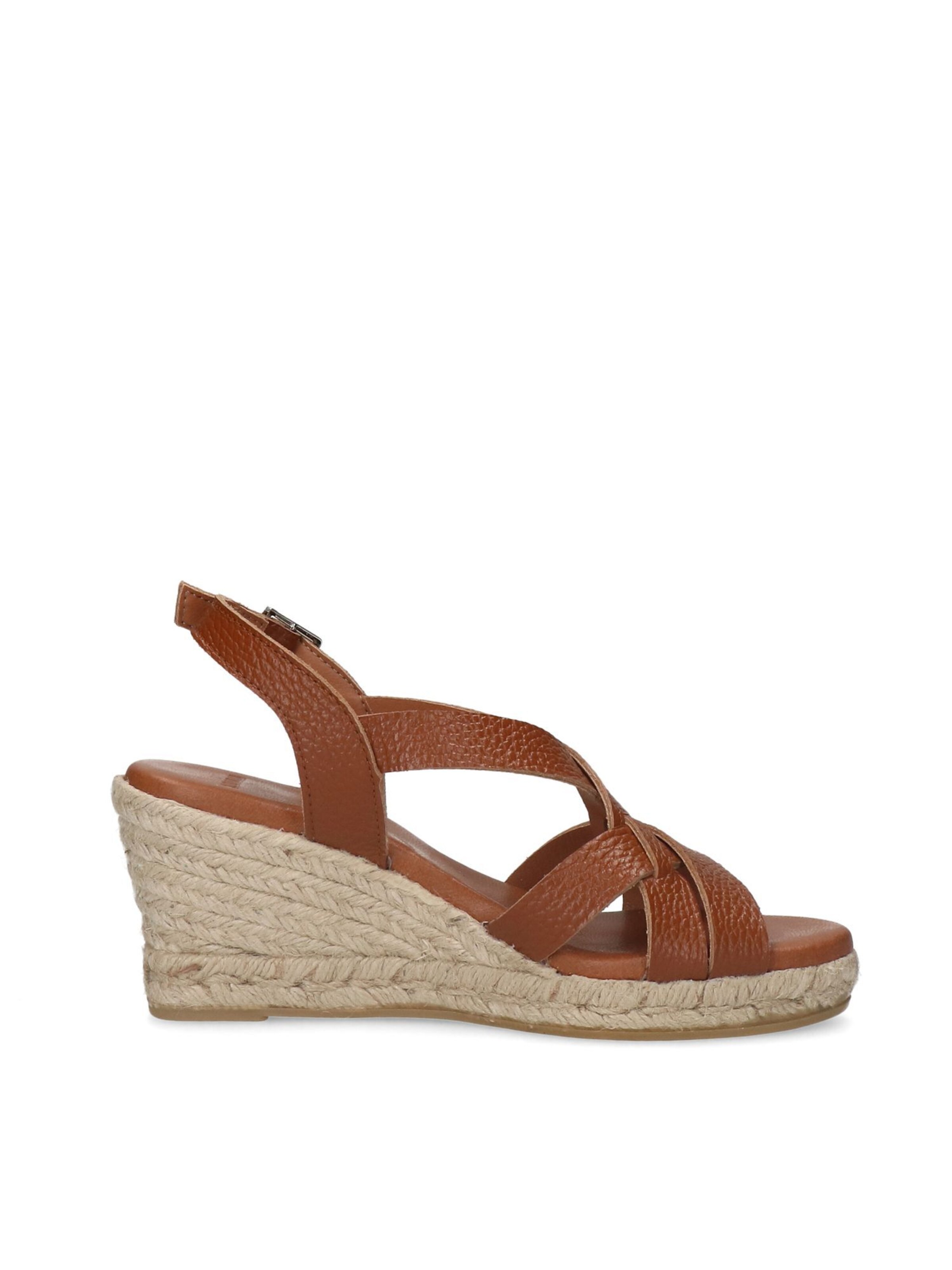 MANFIELD Sandaal in Bruin