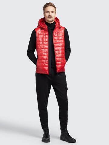 khujo Vest 'Wemo' in Red