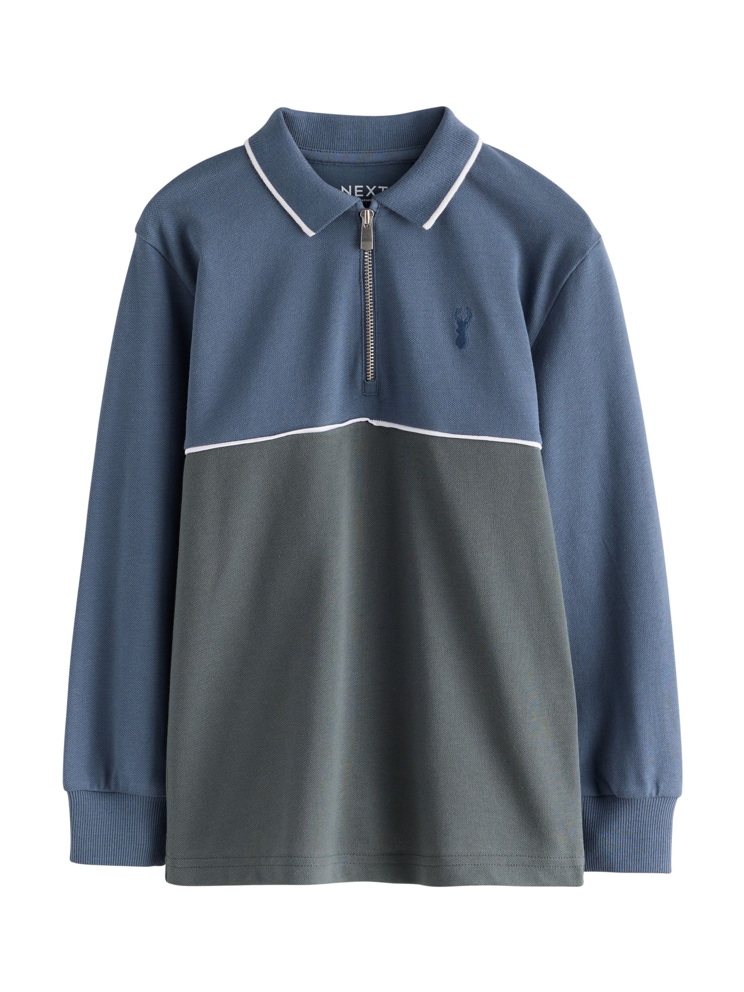 Next - Camiseta en azul: frente