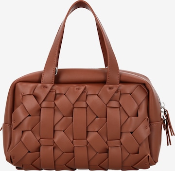 Usha - Bolso de mano en marrón: frente