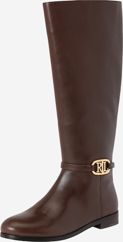 Lauren Ralph Lauren - Bota 'BRIDGETTE' em castanho: frente