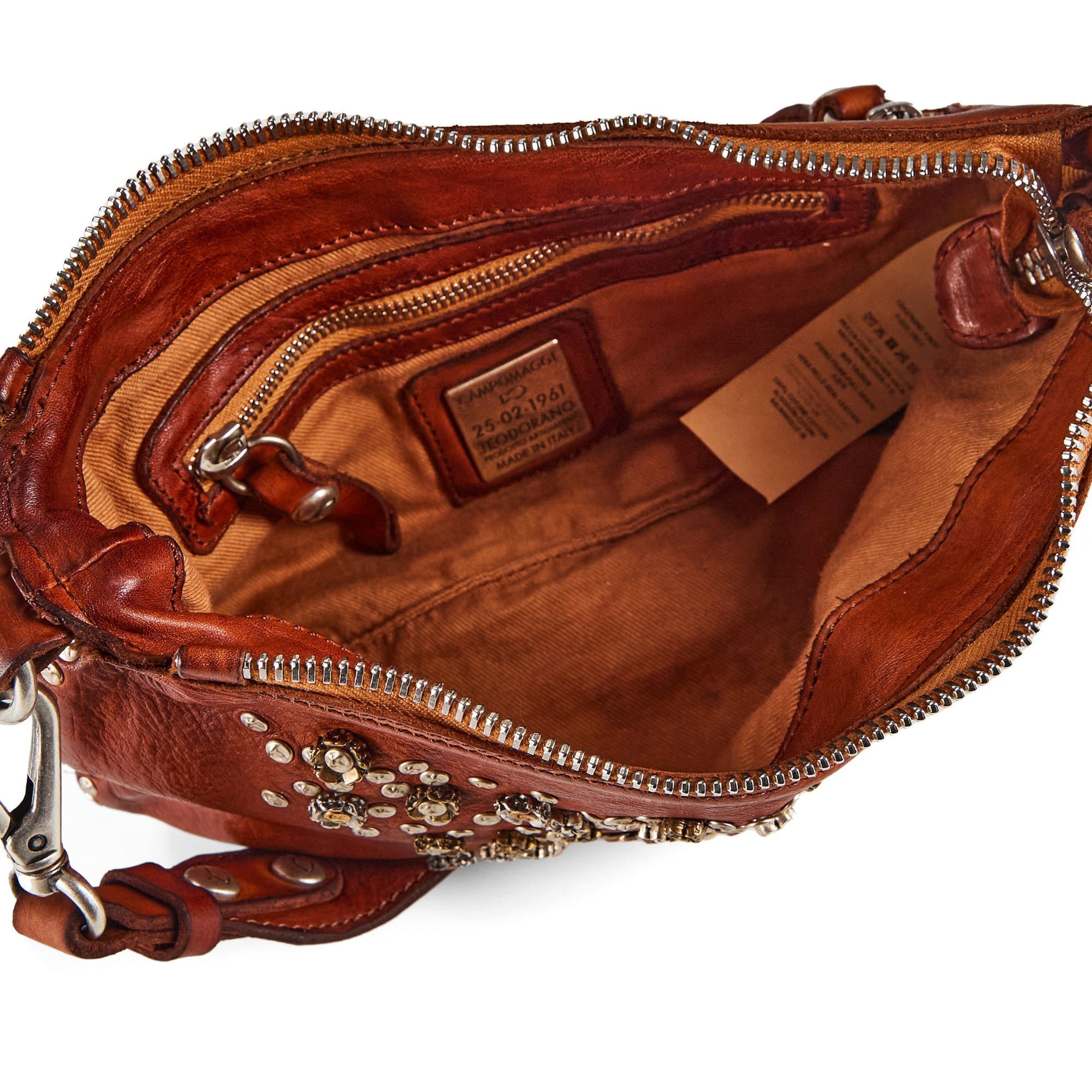 Campomaggi Schoudertas 'Teresa' in Bruin