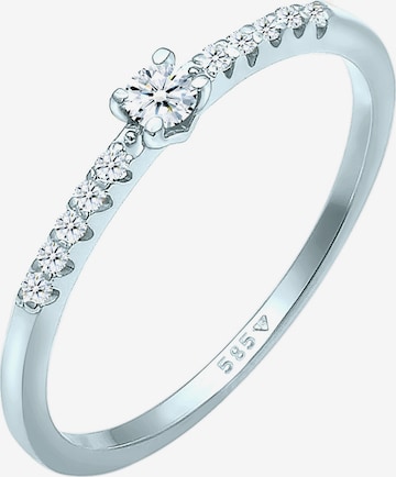 Elli DIAMONDS Ring in White: front